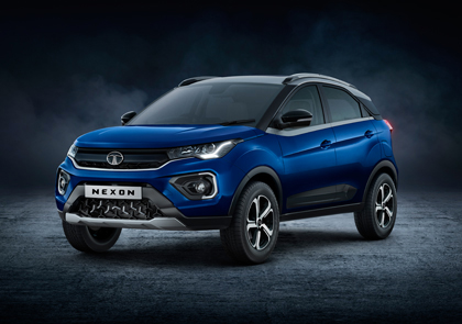 TATA Nexon Royale Blue Color Variant